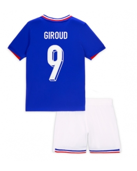 Francia Olivier Giroud #9 Maglia Gara Casa Repliche Europei 2024 Bambino